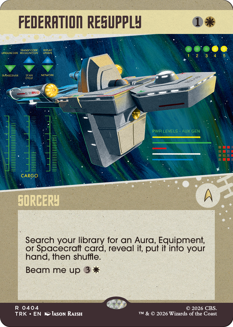 Federation Resupply (0404) (Showcase) (TRK) - Foil