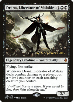 Drana, Liberator of Malakir (109) (Prerelease) - Foil
