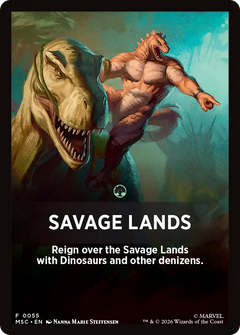Savage Lands (0055) (Theme Card) (FMSC)