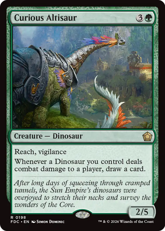 Curious Altisaur (FDC)