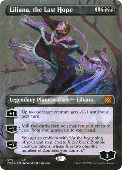 Liliana, the Last Hope (573) (Borderless) - Textured Foil
