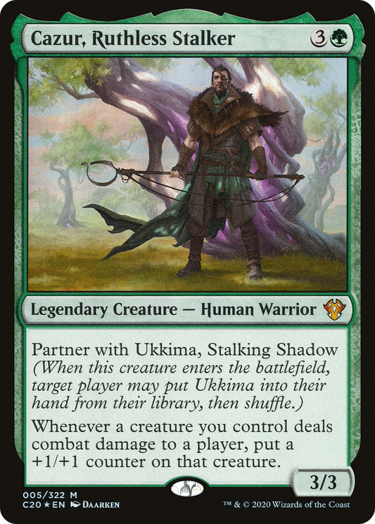 Cazur, Ruthless Stalker - Foil