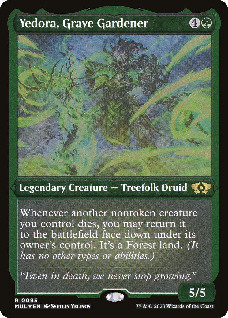Yedora, Grave Gardener (0095) - Foil Etched