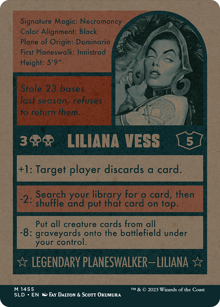 Liliana Vess (1455) (Reversible) (Showcase) (SLD)