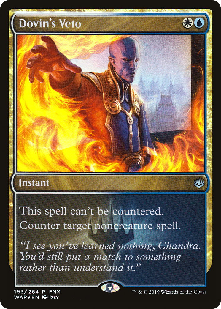 Dovin's Veto (193) (FNM) - Foil
