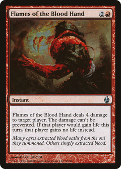 Flames of the Blood Hand - Foil