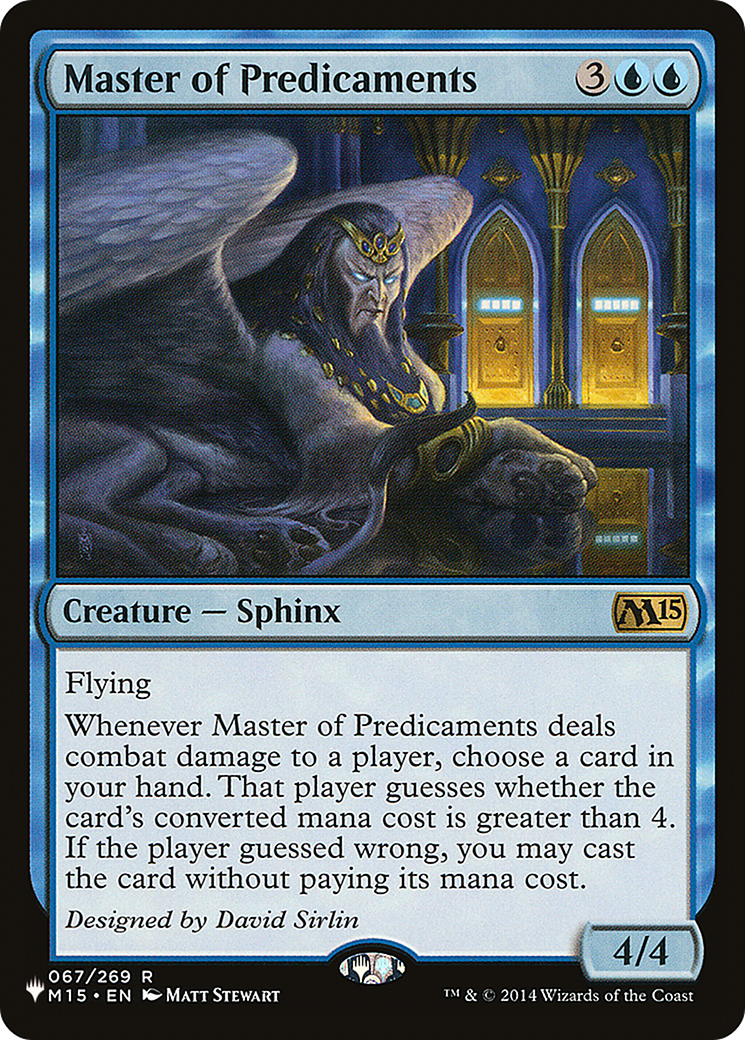 Master of Predicaments (M15-0067) (PLST)