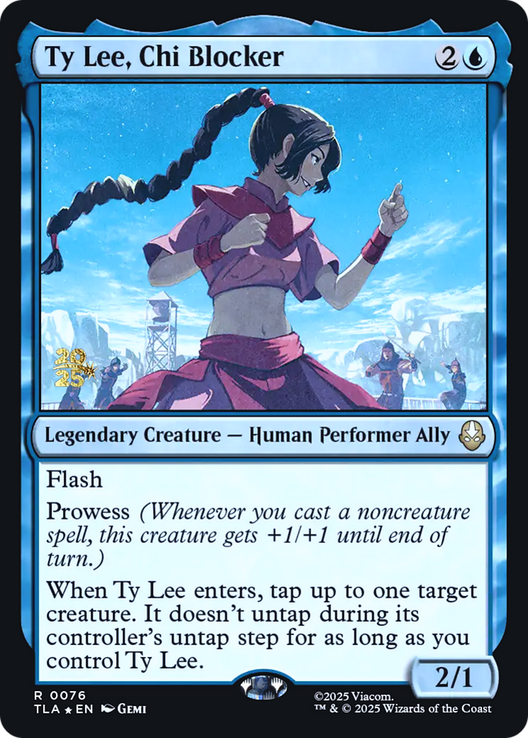 Ty Lee, Chi Blocker (0076) (Prerelease) (PTLA) - Foil