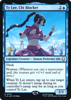 Ty Lee, Chi Blocker (0076) (Prerelease) (PTLA) - Foil
