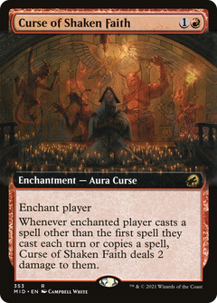 Curse of Shaken Faith (353) (Extended Art) - Foil
