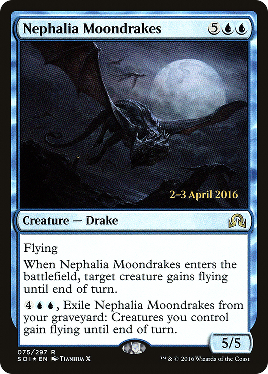 Nephalia Moondrakes (075) (Prerelease) - Foil