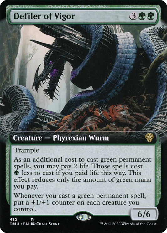 Defiler of Vigor (412) (Extended Art) - Foil