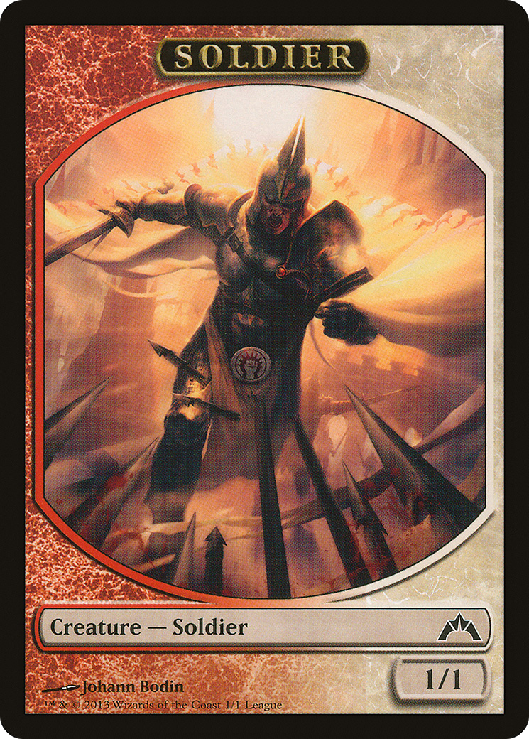 Soldier Token (001) (GTC) (League)