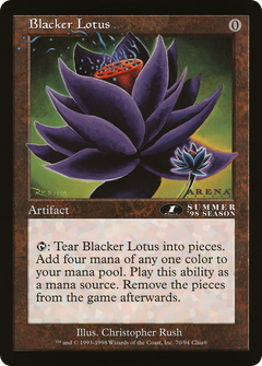 Blacker Lotus (1st Place) (Oversized) (Arena League Promo)