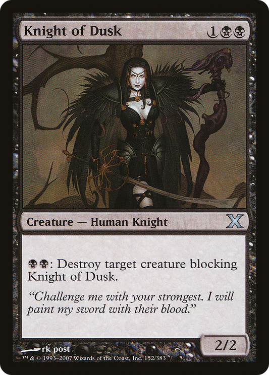 Knight of Dusk - Foil