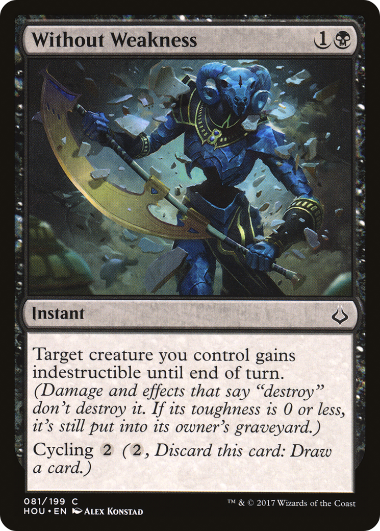 Without Weakness - Foil