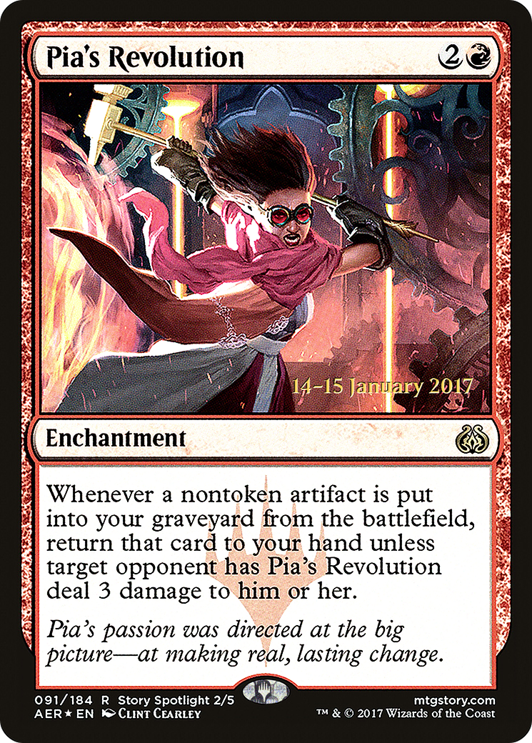 Pia's Revolution (091) (Prerelease) - Foil