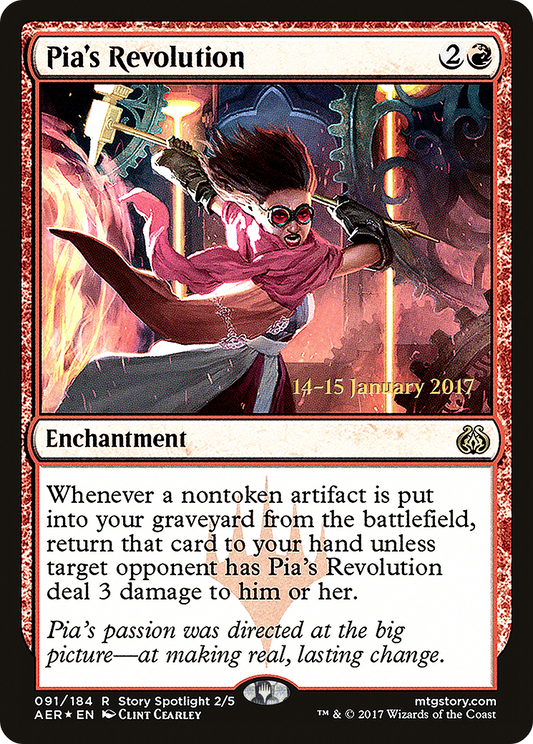 Pia's Revolution (091) (Prerelease) - Foil