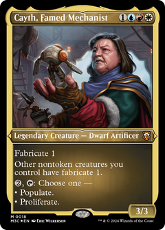 Cayth, Famed Mechanist (0018) - Foil Etched