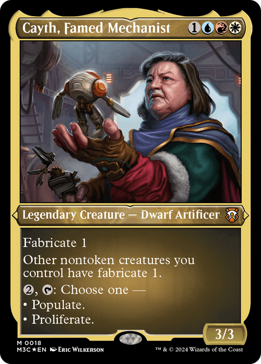 Cayth, Famed Mechanist (0018) - Foil Etched
