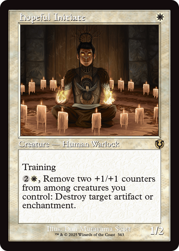 Hopeful Initiate (0343) (Retro Frame)