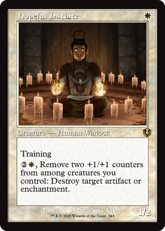 Hopeful Initiate (0343) (Retro Frame) - Foil