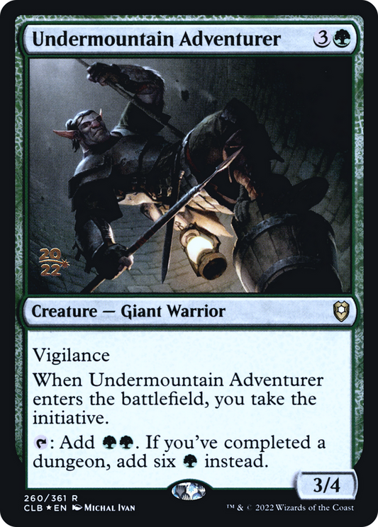 Undermountain Adventurer (260) (Prerelease) - Foil