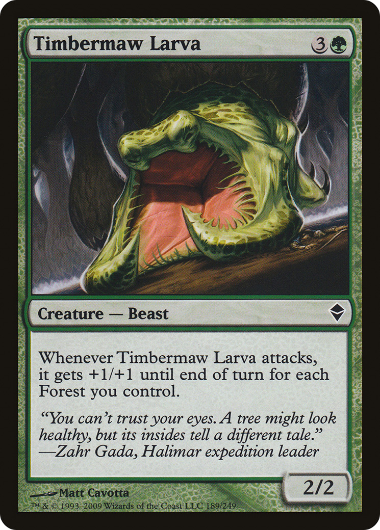 Timbermaw Larva - Foil