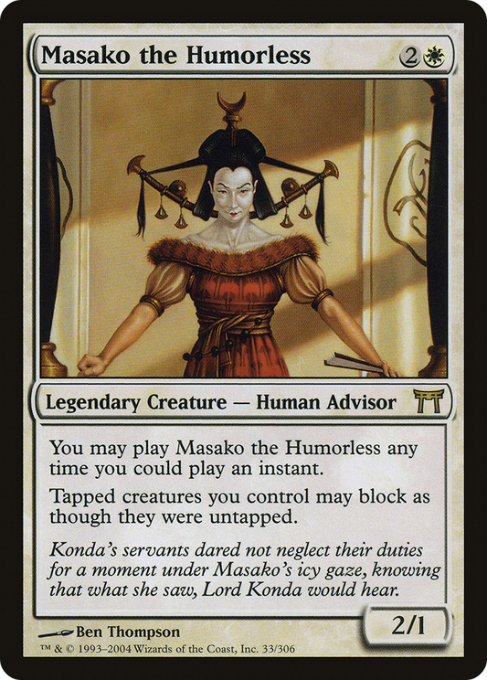 Masako the Humorless - Foil