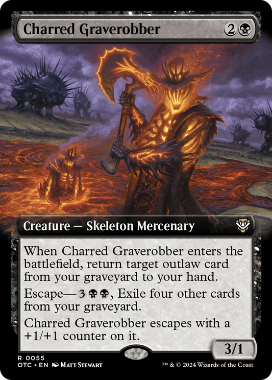 Charred Graverobber (0055) (Extended Art)