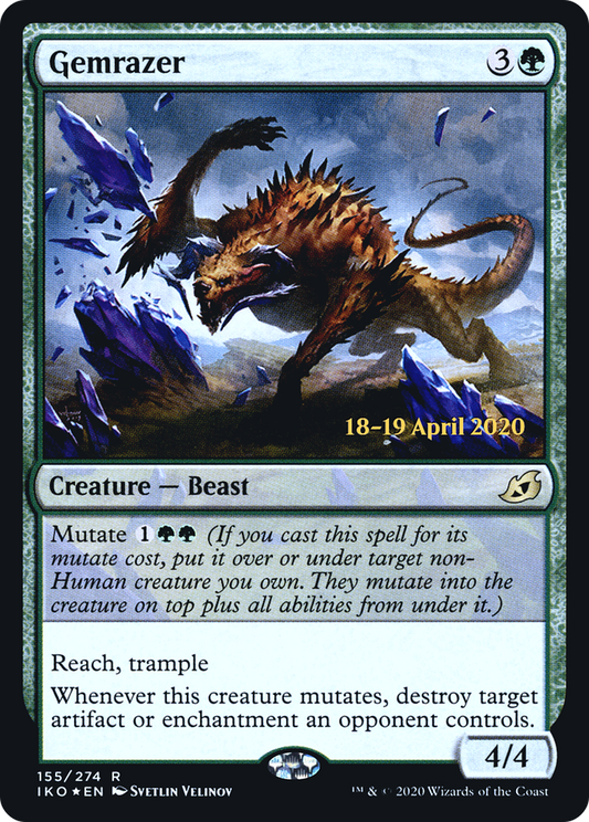 Gemrazer (155) (Prerelease) - Foil