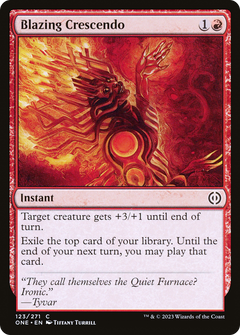 Blazing Crescendo - Foil