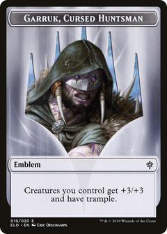 Garruk, Cursed Huntsman Emblem (019)