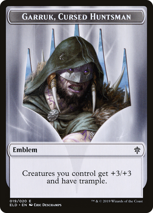 Garruk, Cursed Huntsman Emblem (019)