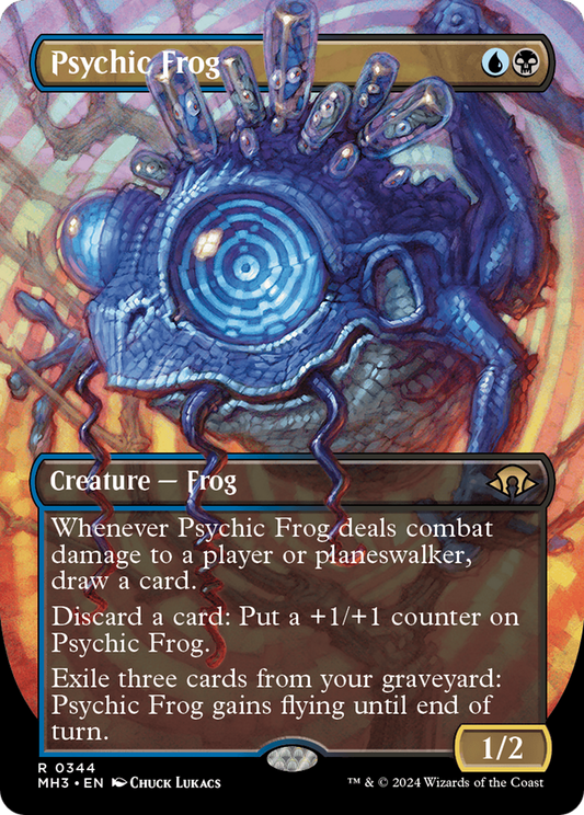 Psychic Frog (0344) (Borderless) - Foil