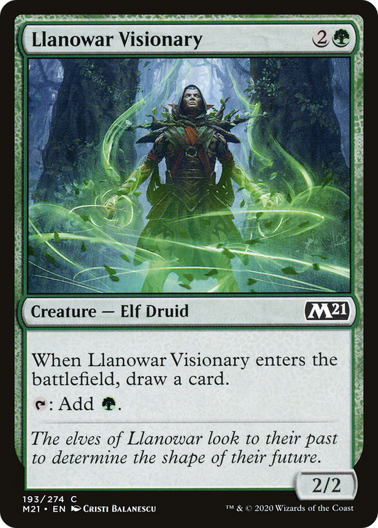 Llanowar Visionary - Foil