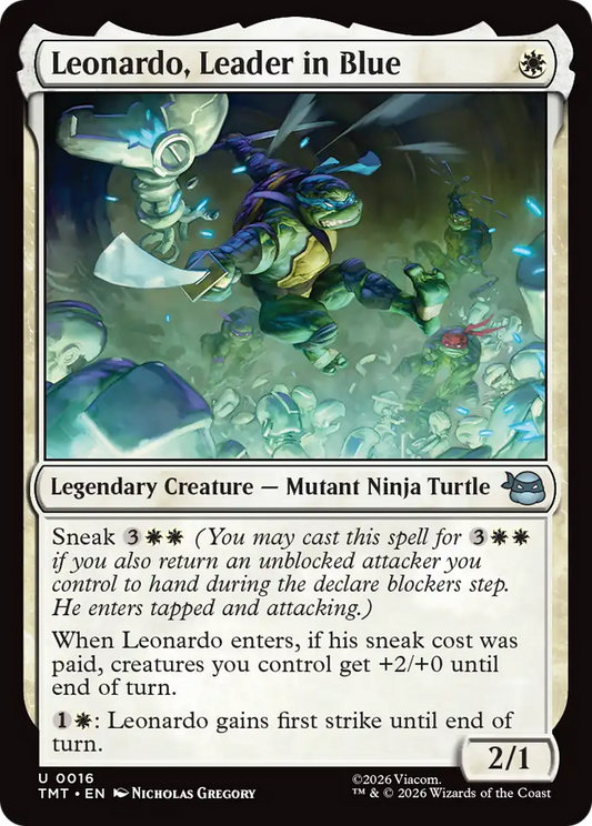 Leonardo, Leader in Blue (TMT)