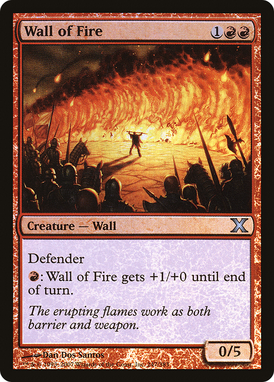 Wall of Fire - Foil