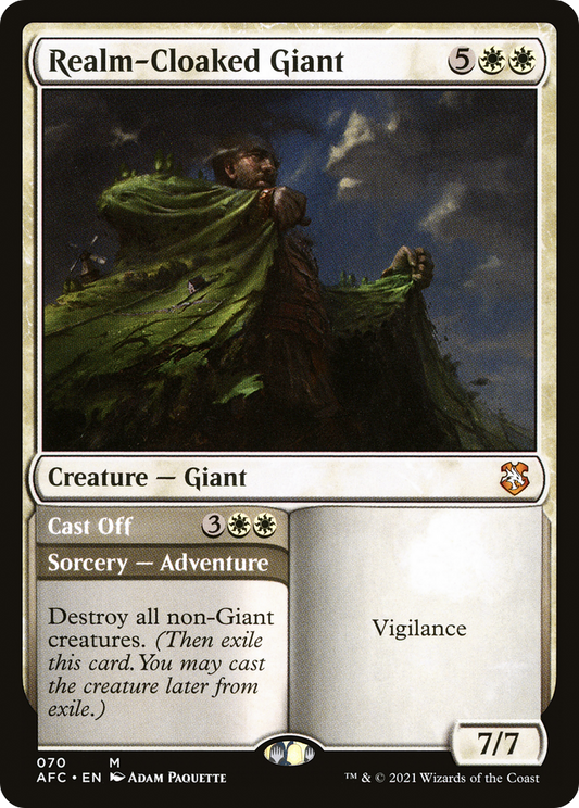 Realm-Cloaked Giant // Cast Off