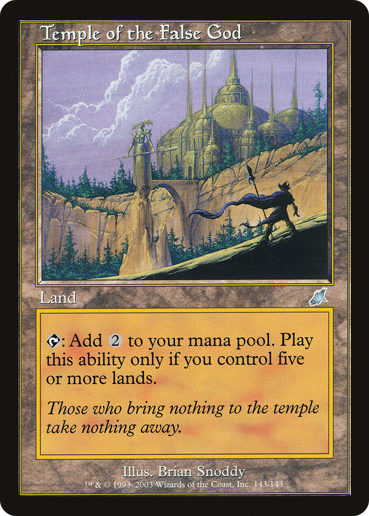 Temple of the False God - Foil