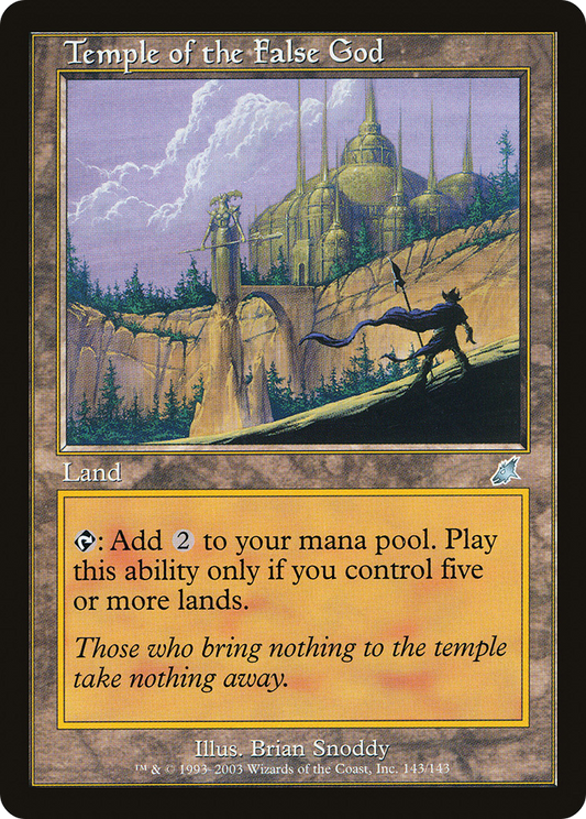 Temple of the False God - Foil