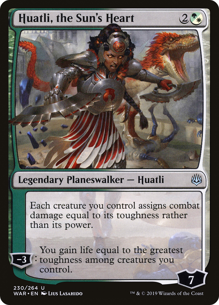 Huatli, the Sun's Heart - Foil