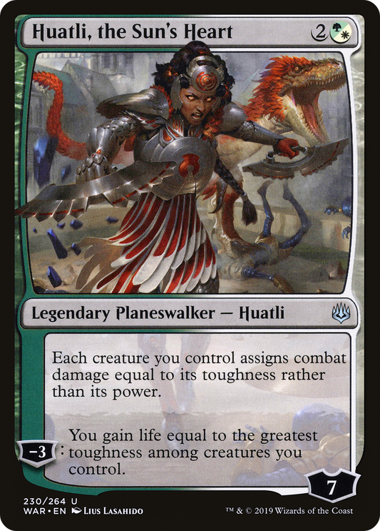 Huatli, the Sun's Heart - Foil