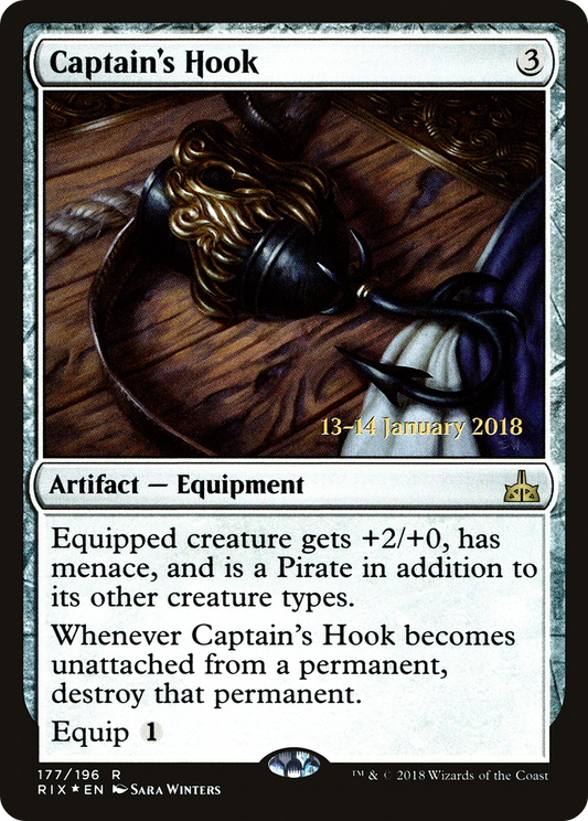 Captain's Hook (177) (Prerelease) - Foil