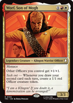 Worf, Son of Mogh (TRC) - Surge Foil