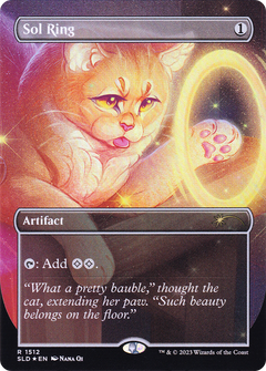 Sol Ring (1512) (Borderless) (Reversible) (SLD) - Foil