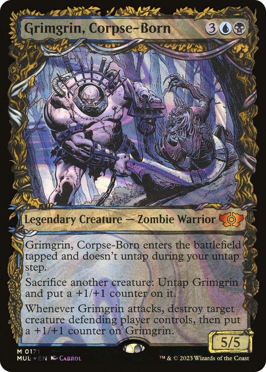 Grimgrin, Corpse-Born (0171) (Showcase) - Halo Foil