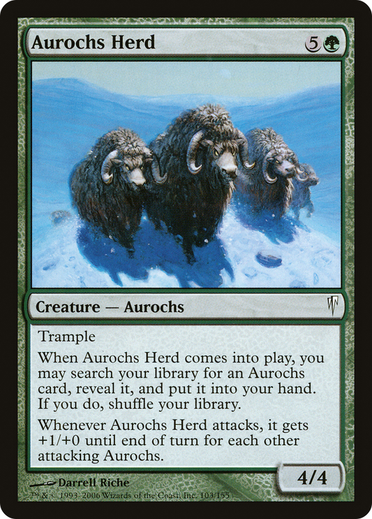 Aurochs Herd - Foil