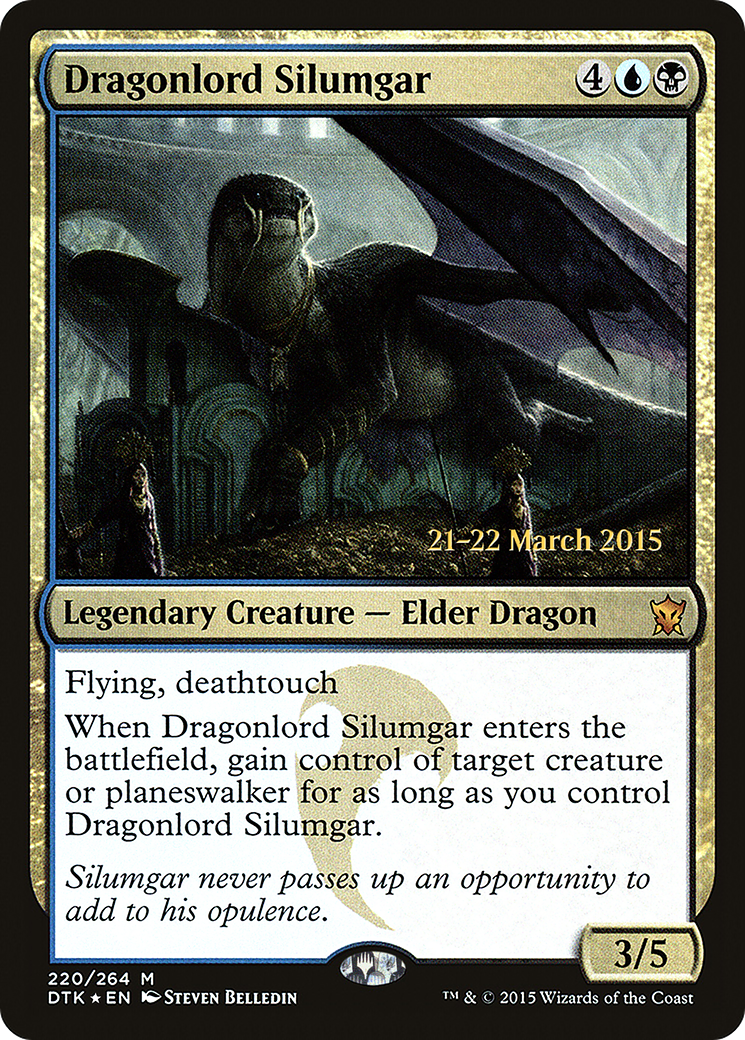 Dragonlord Silumgar (220) (Prerelease) - Foil
