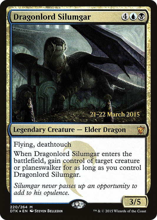 Dragonlord Silumgar (220) (Prerelease) - Foil